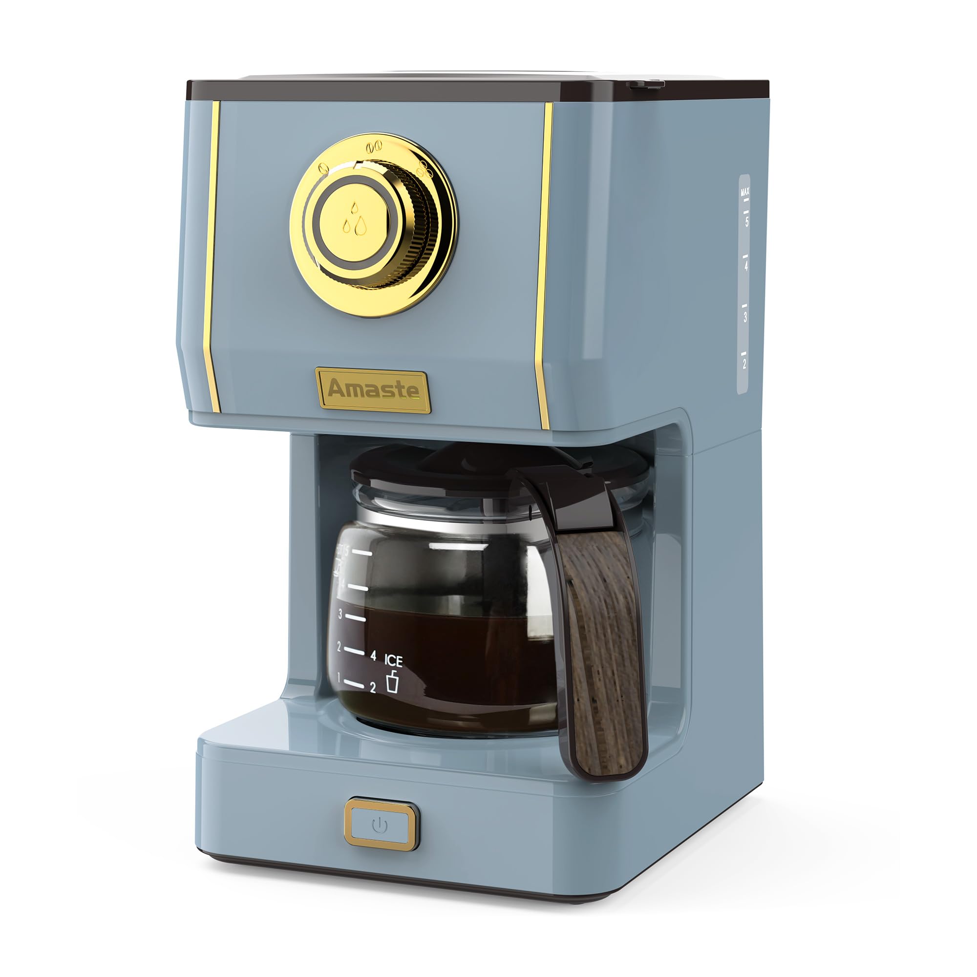Amaste Coffee Maker, 5 Cup Coffee Maker with Three Brewing Modes